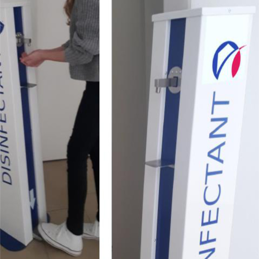 Kontaktlose-Hygienestation