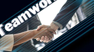 Händedruck als Willkommensgeste